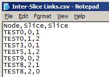 Inter-Slice Links File, Text file (*.csv)